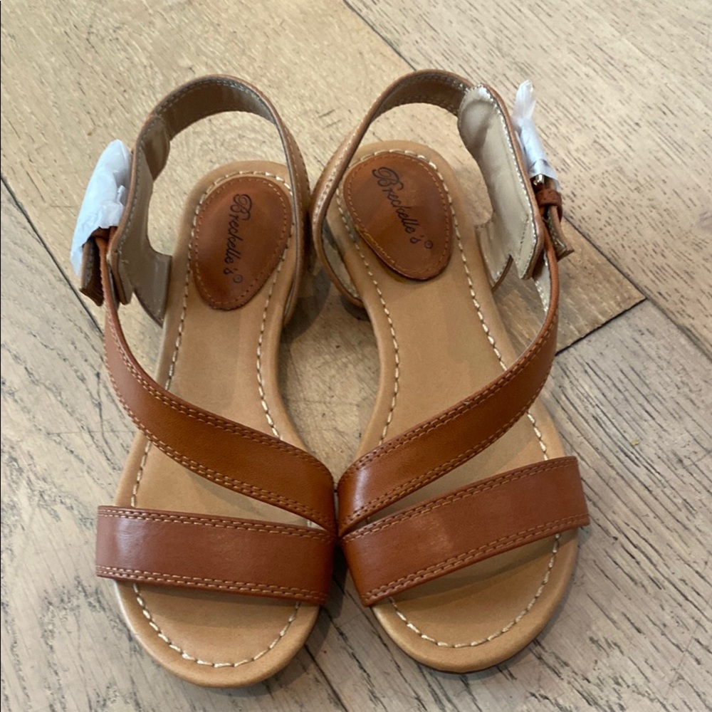 Breckelles Brown Sandals with Straps